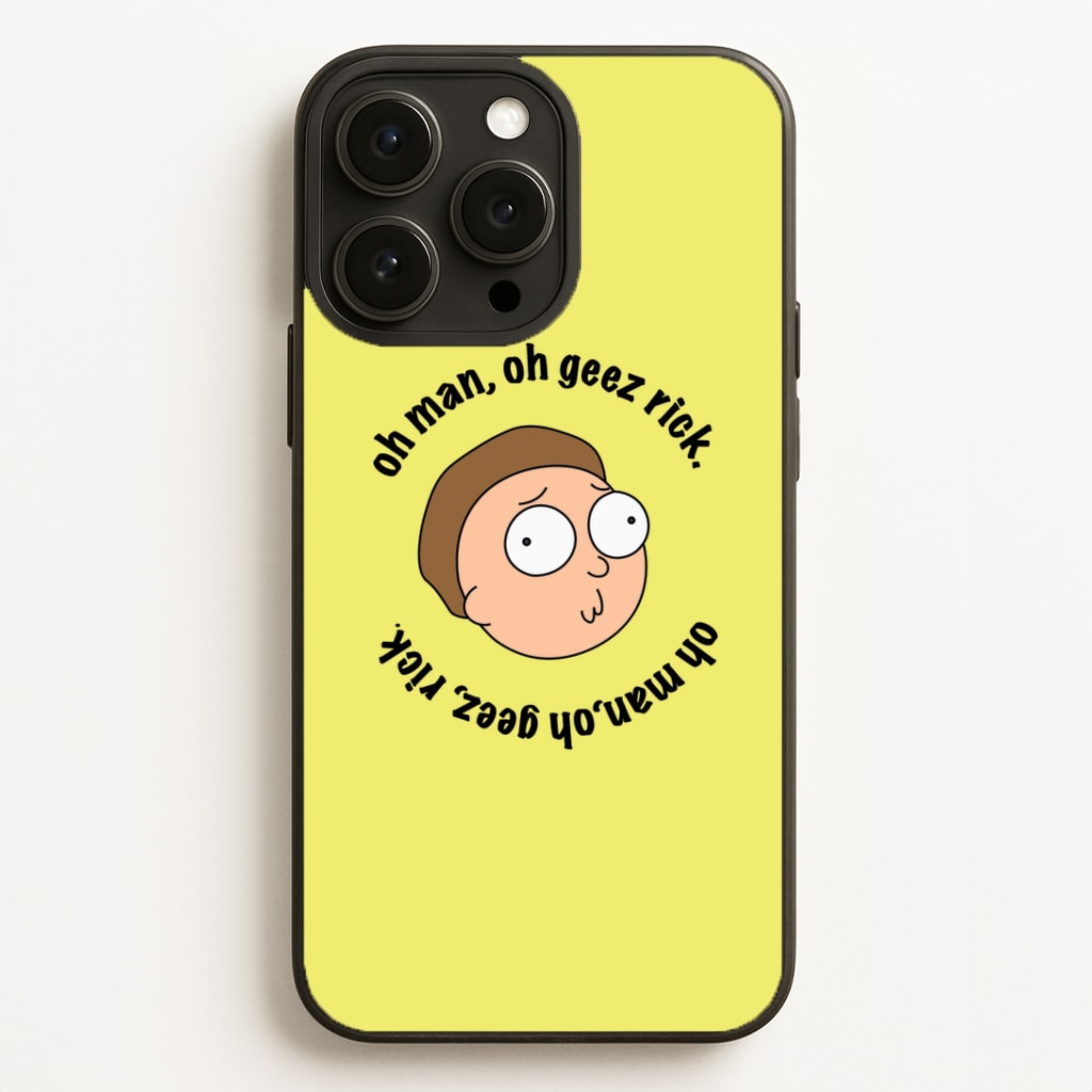 Oh man, oh geez Rick - RAM Phone Case for iPhone, Samsung Galaxy and Google Pixel