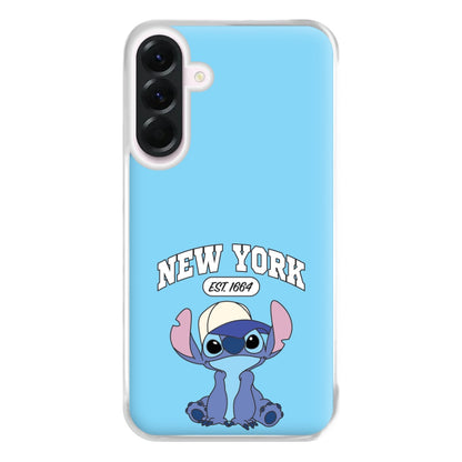 New York Blue Alien Galaxy A36 Case