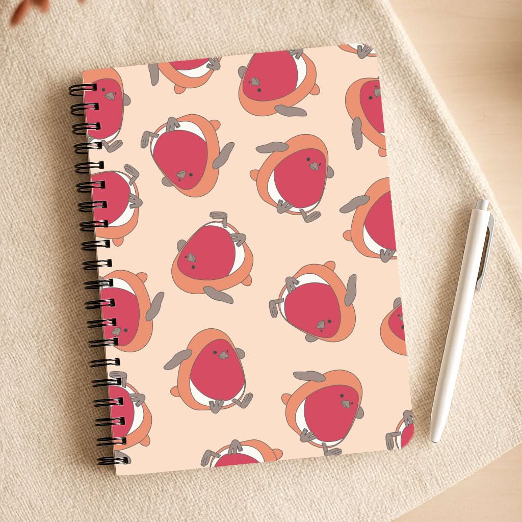 Christmas Robin Plush Pattern Notepad