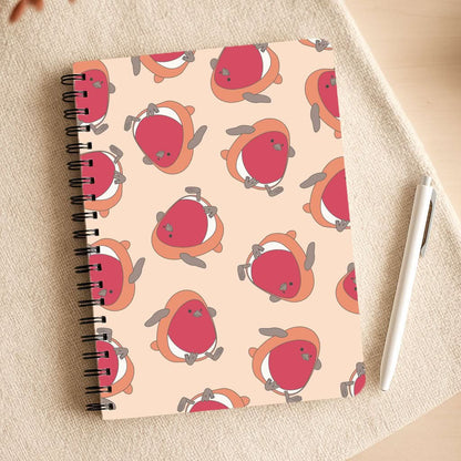 Christmas Robin Plush Pattern Notepad