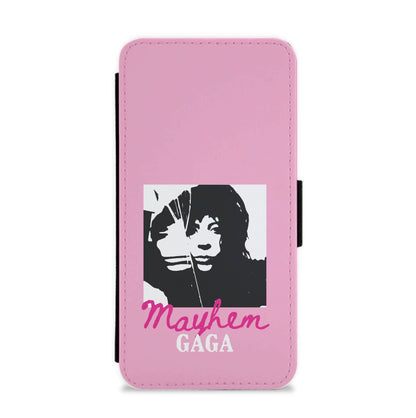 Pink Mayhem Gaga Flip / Wallet Phone Case
