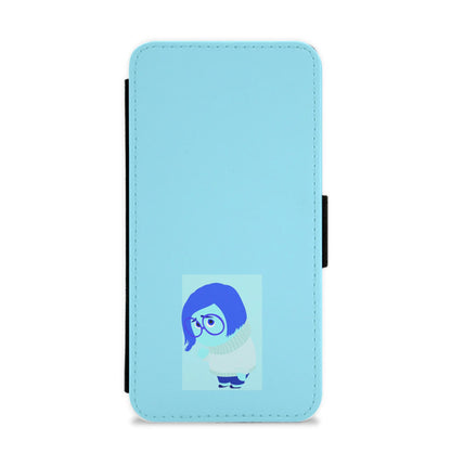 Sadness - Inside Out Flip / Wallet Phone Case