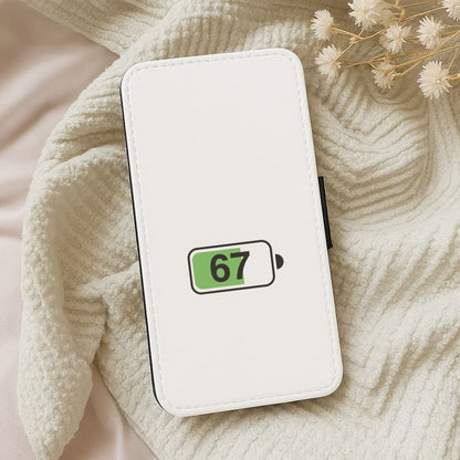 6 7 Battery Leather Phone Case