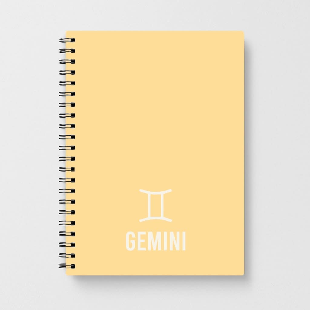 Gemini Pastel Zodiac Notebook