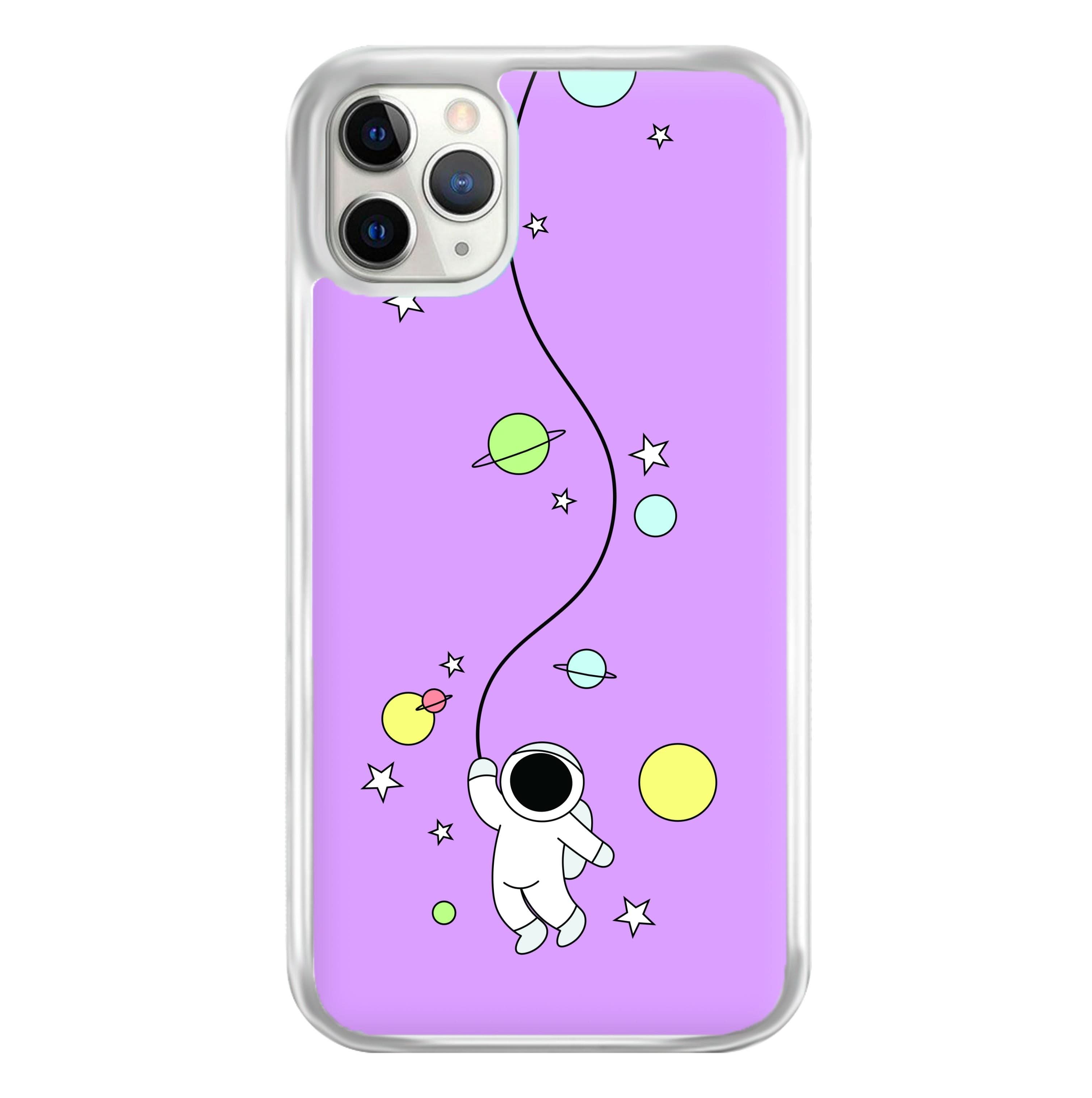 Cute Hanging Astronaut Phone Case