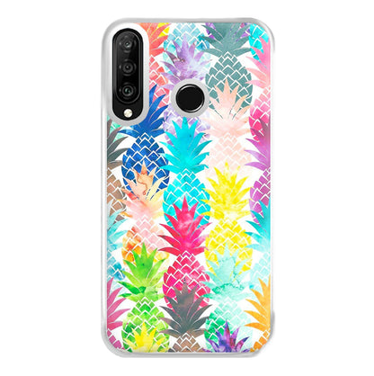 Watercolour Pineapple Pattern Phone Case