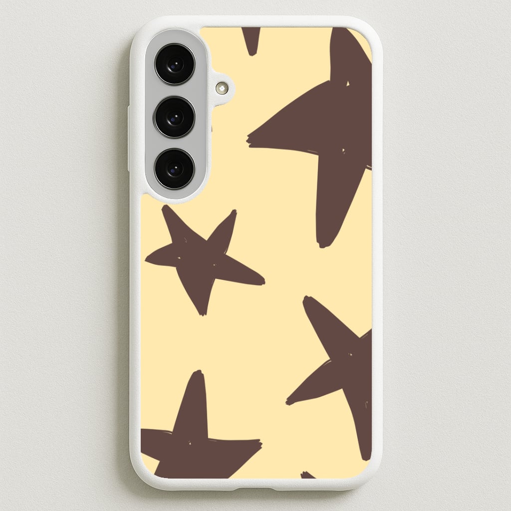 Vanilla & Chocolate Stars Galaxy S25FE Case