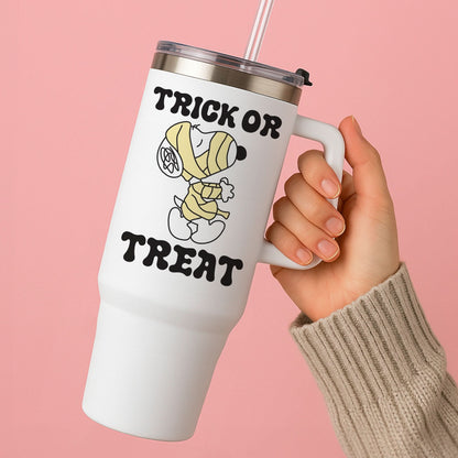Trick Or Treat Cartoon Beagle Tumbler