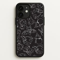 Halloween Plushies Pattern II - Halloween iPhone 11 Case