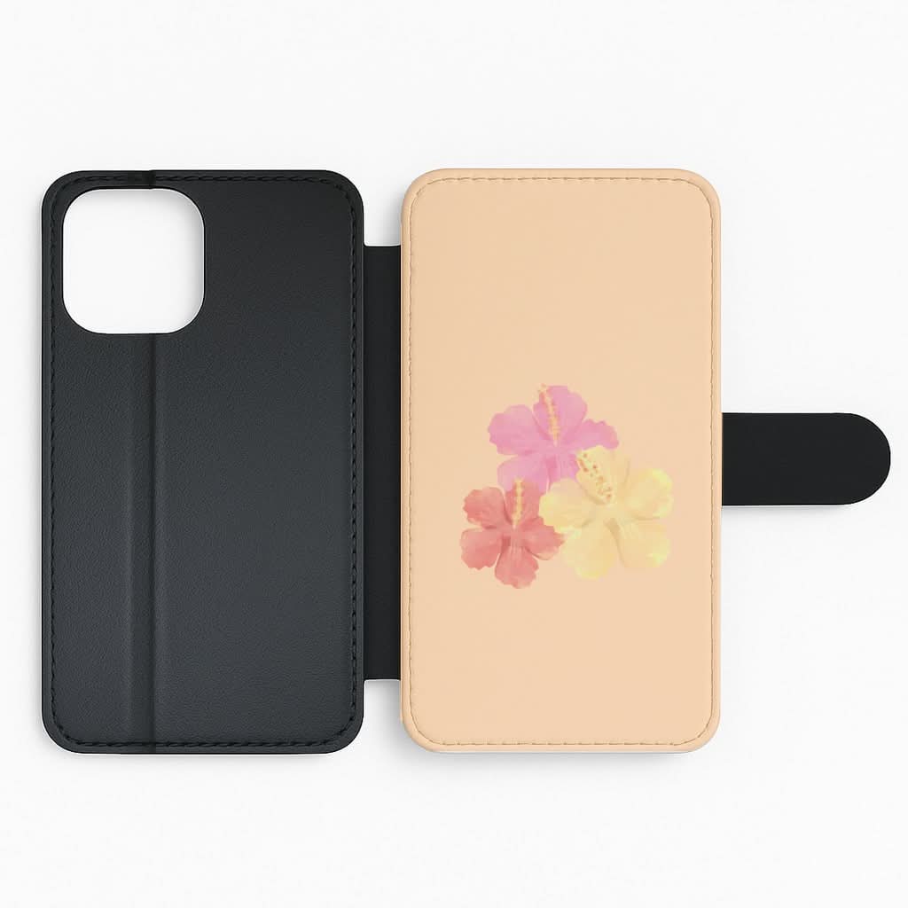 Hibiscus Sunset Flip Phone Case