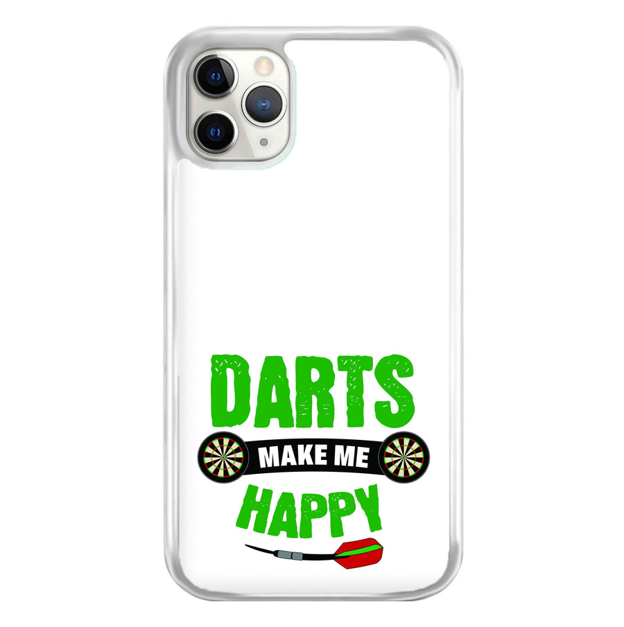 Darts Make Me Happy Phone Case