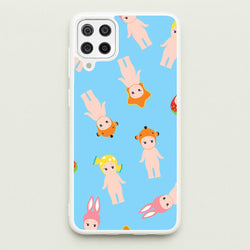 Angels Pattern Galaxy A12 Case
