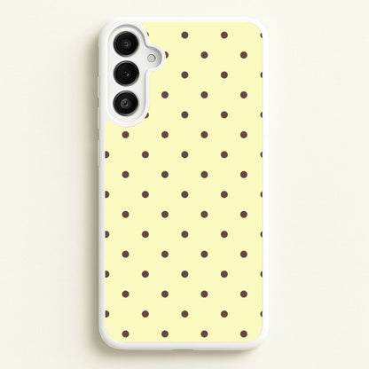 Vanilla & Chocolate Polka Dots Galaxy A34 Case