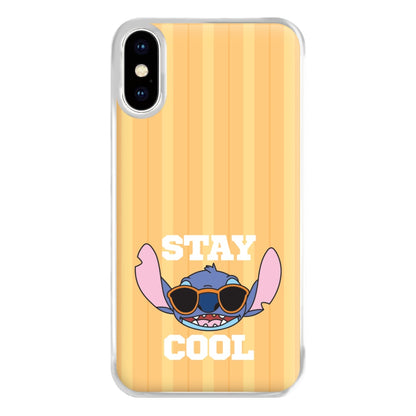 Stay Cool Blue Alien iPhone XS Max Case