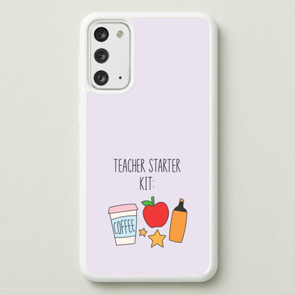 Teacher Starter Kit Galaxy Note 20 Case