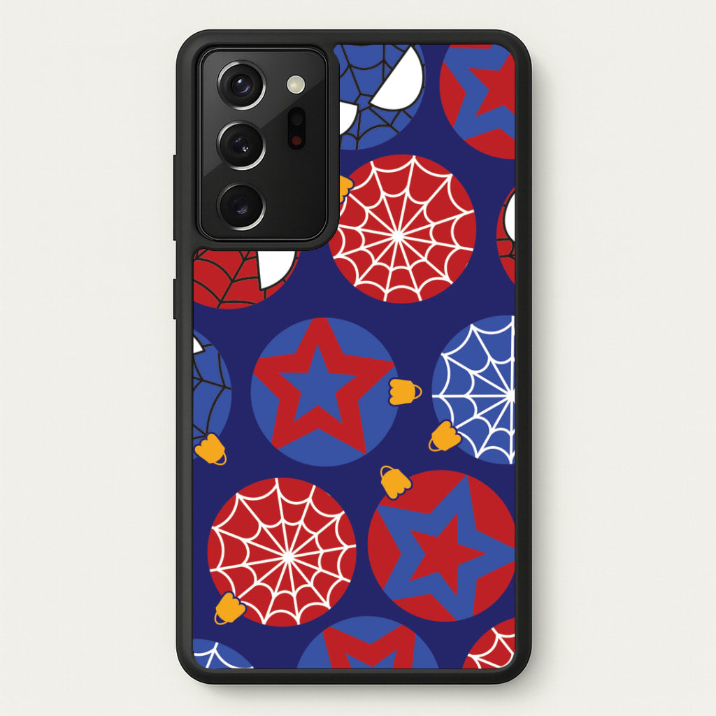 Spider Hero Baubles Pattern Galaxy Note 20 Ultra Case