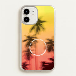Palm Trees Circle iPhone 12 / 12 Pro Case