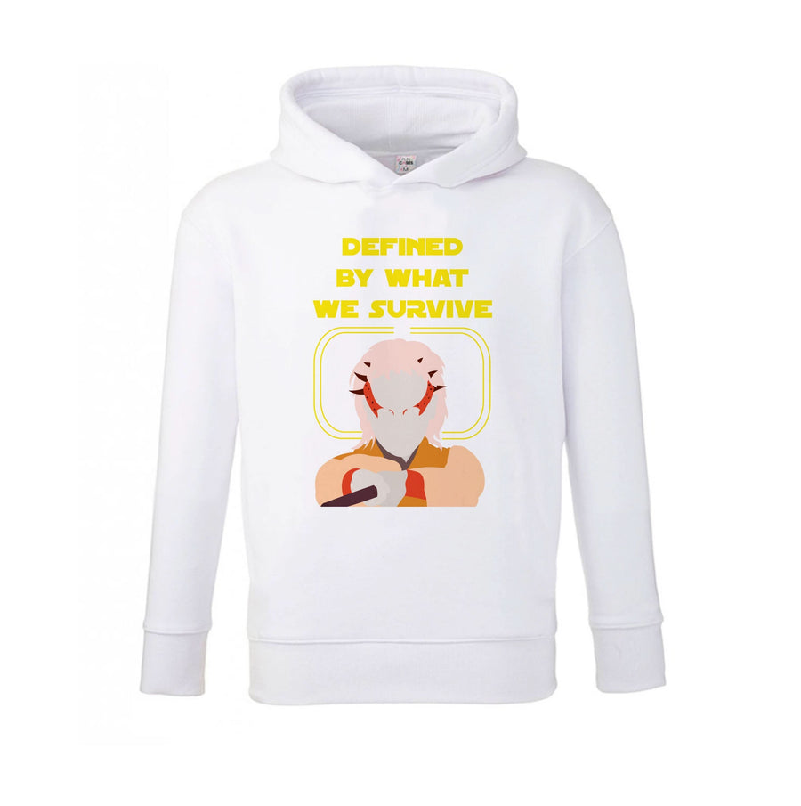 Defined By What We Survive Kids Hoodie