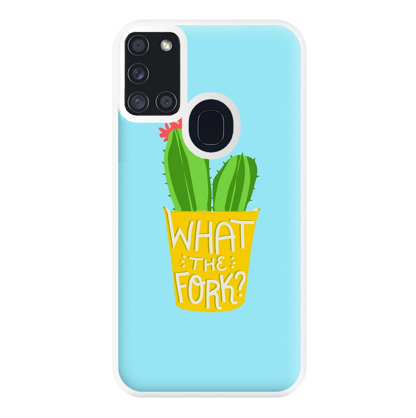 What The Fork Cactus - The Good Place Phone Case