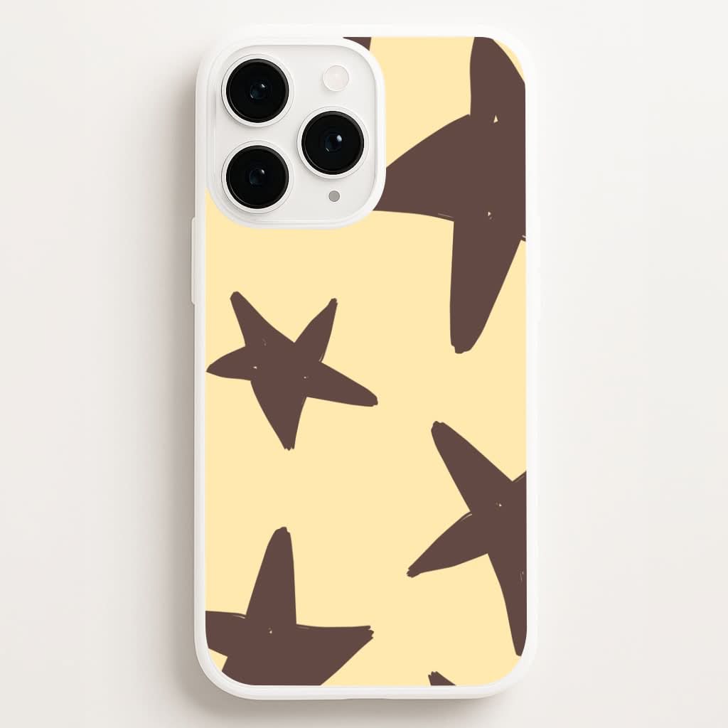 Vanilla & Chocolate Stars Phone Case for Apple iPhone, Samsung Galaxy, Huawei and Google Pixel