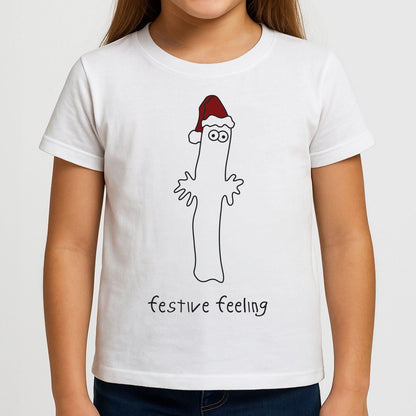 Festive Feeling Wiggly Moom Girls T-Shirt