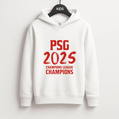 Champion League Winners 25 PSG Kids Hoodie