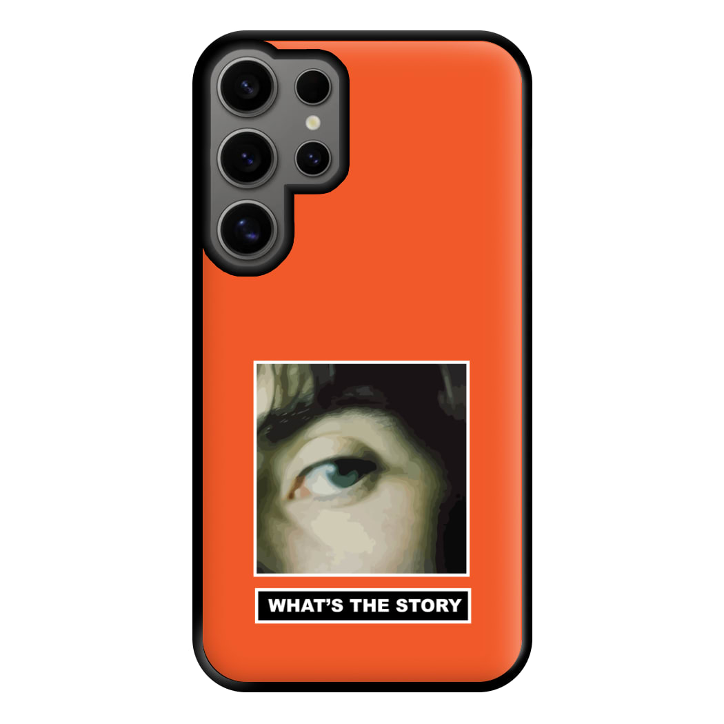 What's The Story Orange Galaxy S24 Ultra Case
