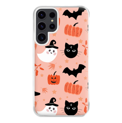 Pretty Pink Halloween Pattern Phone Case