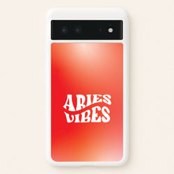 Aries Vibes Gradient Zodiac Google Pixel 6 Case