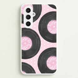 Thrifted Vinyl Polka Pattern Galaxy S23FE Case