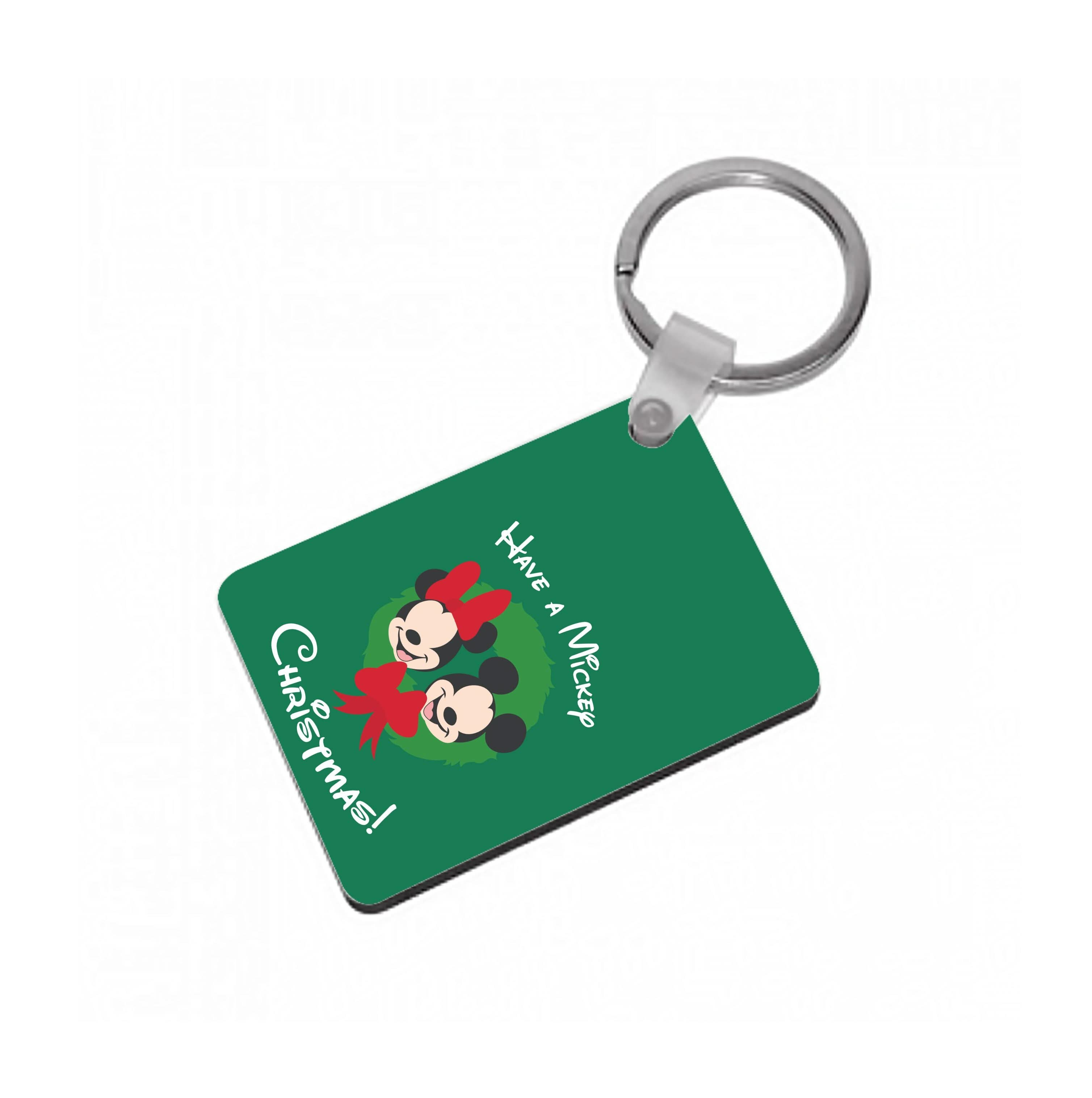 Have A Mickey Christmas Keyring