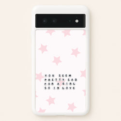 Pretty Sad Letter Beads Google Pixel 6 Case