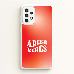 Aries Vibes Gradient Zodiac Galaxy A52 / A52s Case