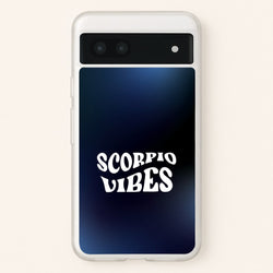 Scorpio Vibes Gradient Zodiac Google Pixel 7a Case