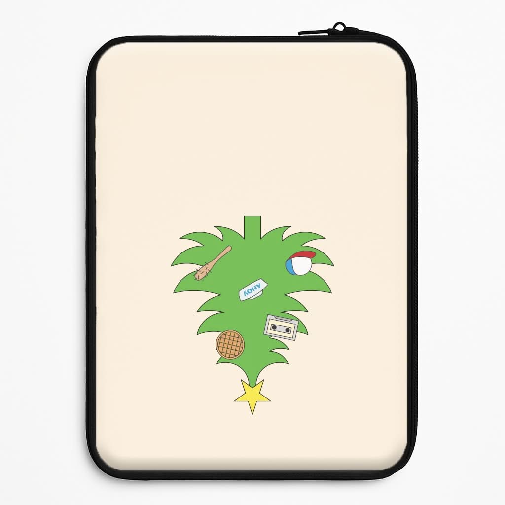 Upside Down Christmas Tree Laptop Sleeve