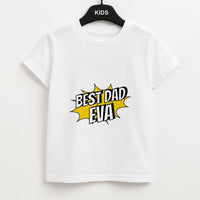 Comic Book Best Dad Eva Kids T-Shirt