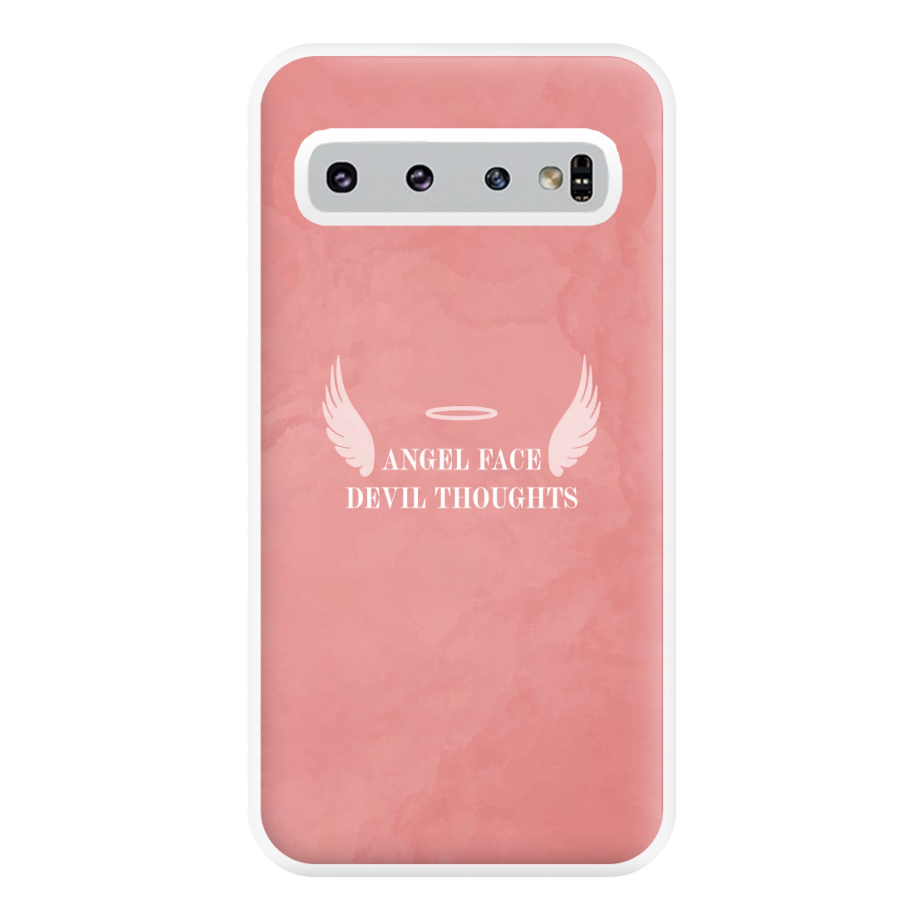 Angel Face Devil Thoughts Phone Case