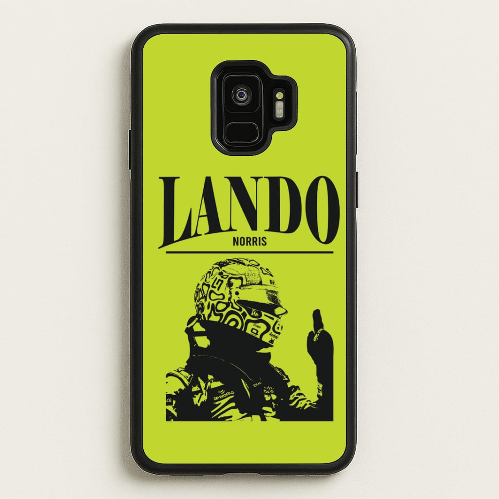 Lando Black And Green  Galaxy S9 Case
