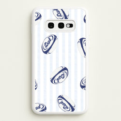 Dad Rugby Ball Pattern Galaxy S10e Case