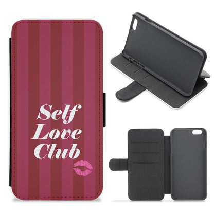 Valentine's Self Love Club Flip / Wallet Phone Case