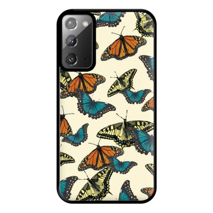 Butterfly Assortment Pattern Galaxy Note 20 Ultra Case