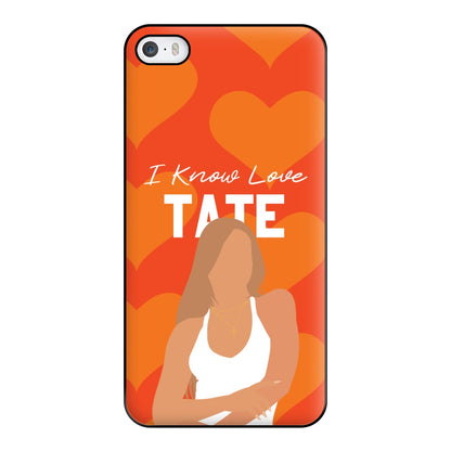 I Know Love Pattern iPhone 5 / 5s / SE 2016 Case