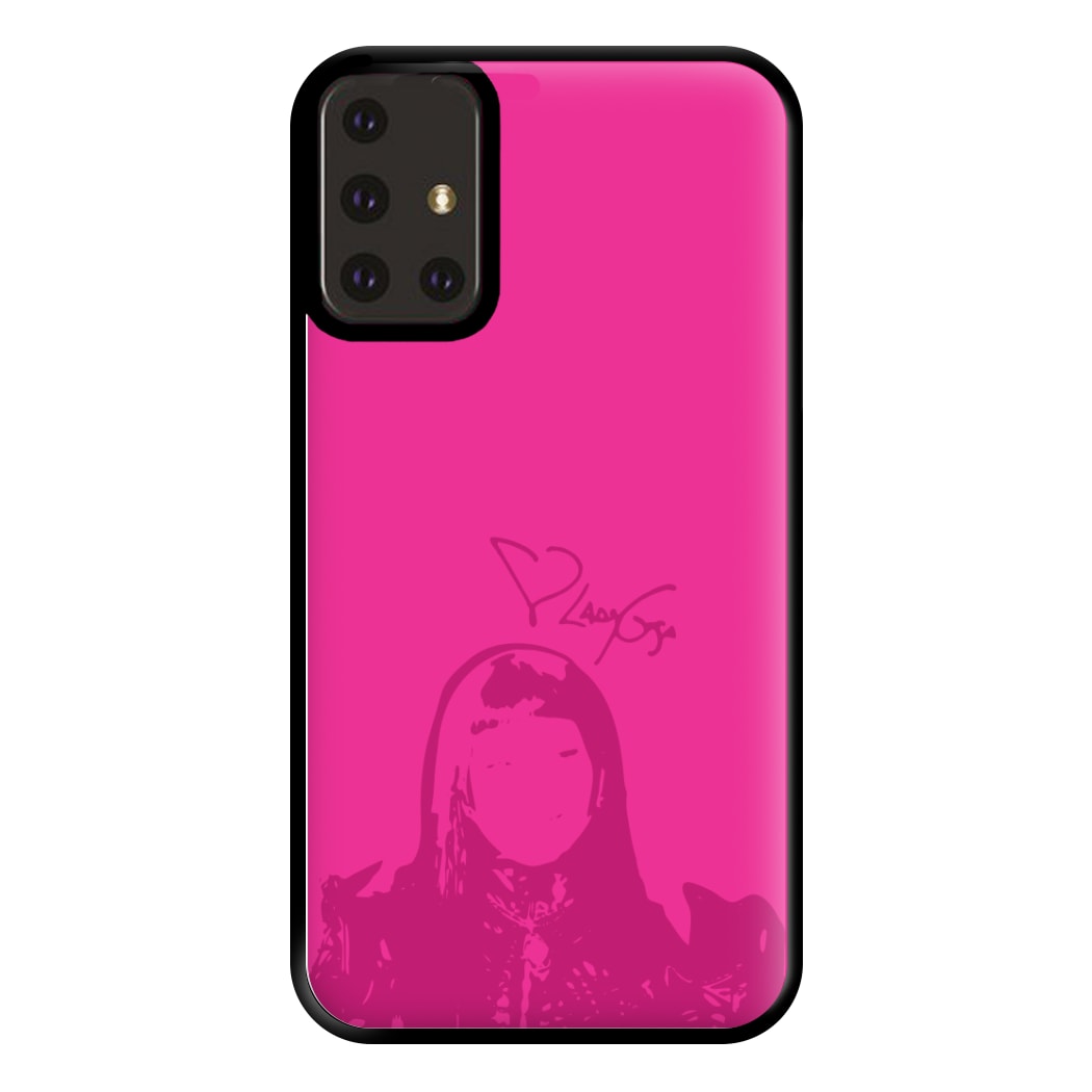 Pink Gaga Silhouette  Galaxy A71 Case