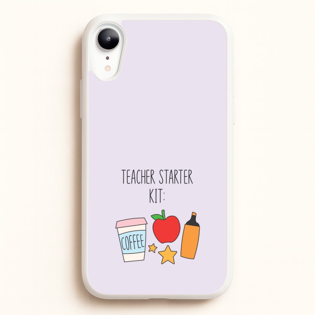 Teacher Starter Kit iPhone XR Case