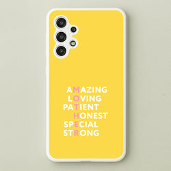 Mother Anagram Galaxy A13 Case