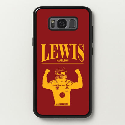 Lewis Red And Gold Galaxy S8 Case