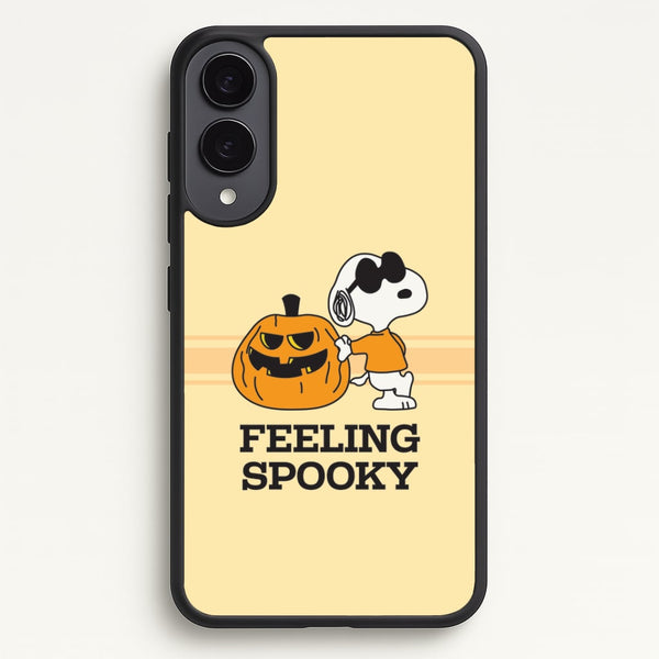 Feeling Spooky Cartoon Beagle Galaxy S25 Edge Case