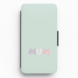 Mum Patchwork Flip / Wallet Phone Case