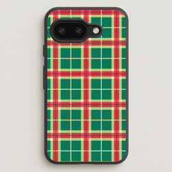 Red And Green Tartan II Christmas Pattern Google Pixel 9a Case