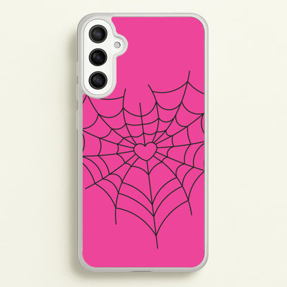 Spiderweb Hearts II Galaxy A34 Case